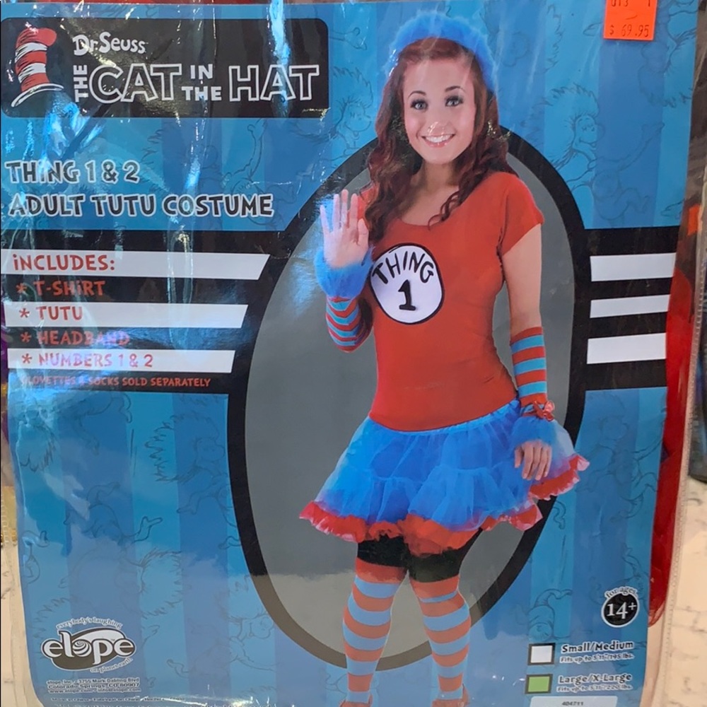Thing 1 & 2 women’s tutu costume
